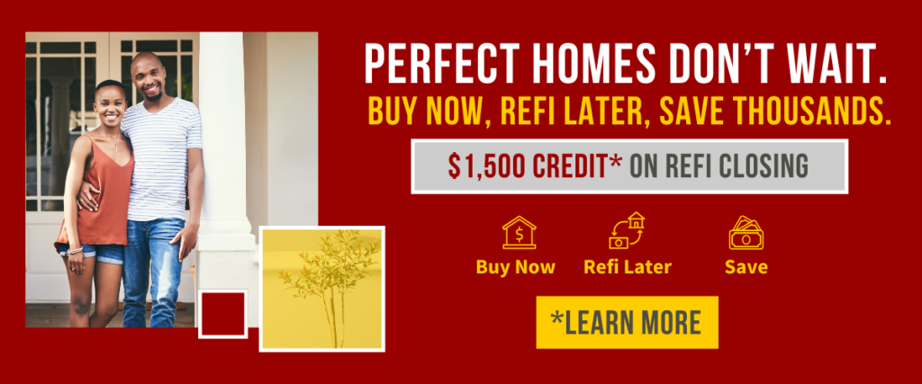 ez buy n refi banner. save now, refi later, save thousands